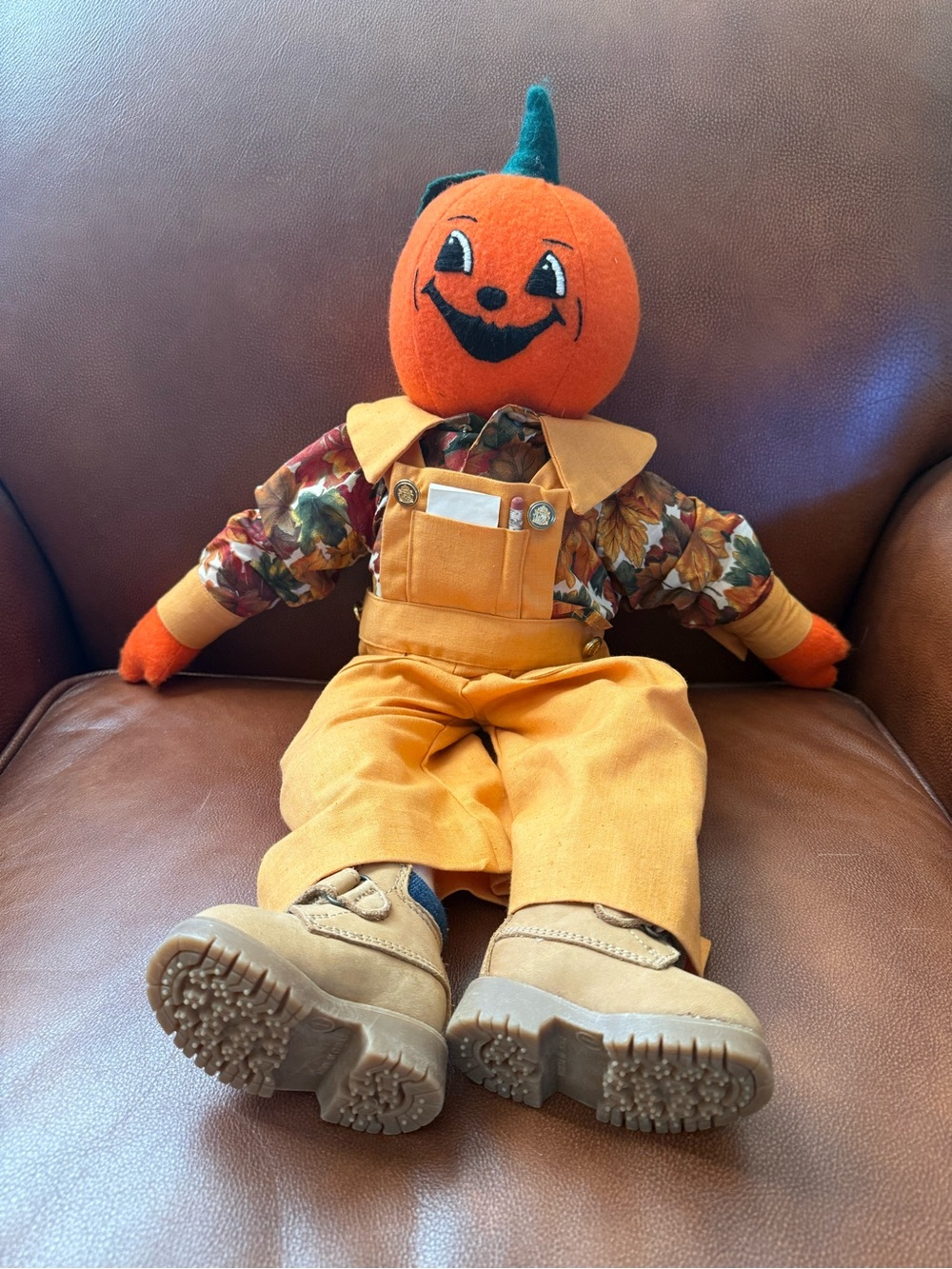 Handmade Pumpkin Doll Halloween